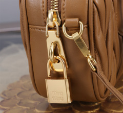 MIU MIU Arcadie Matelassé  Nappa Leather Bag