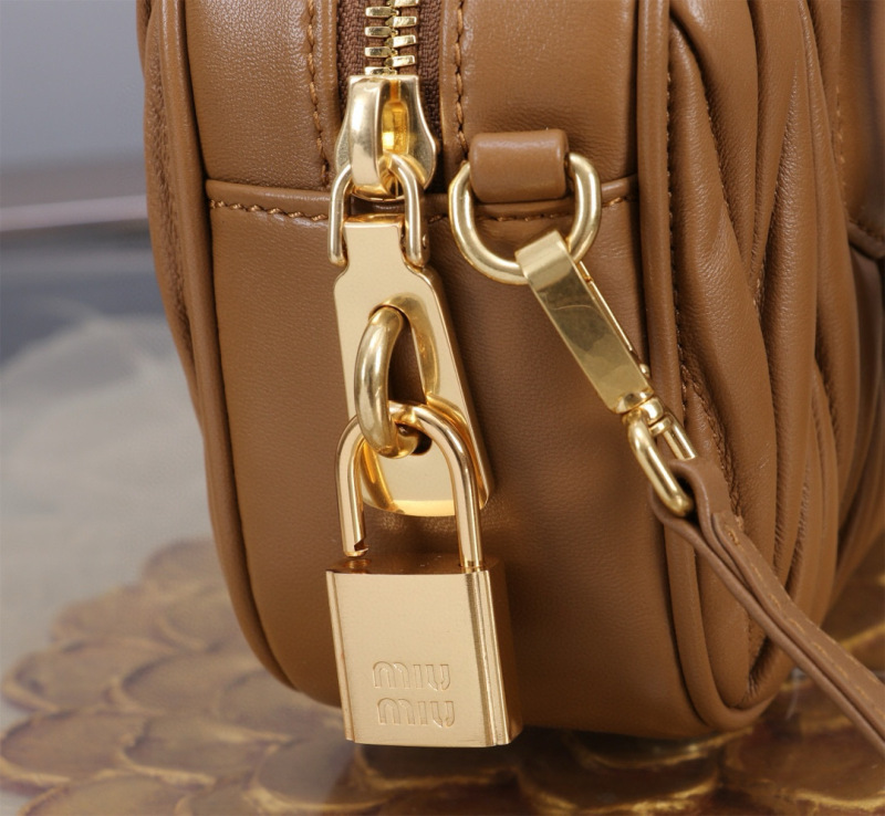 MIU MIU Arcadie Matelassé  Nappa Leather Bag