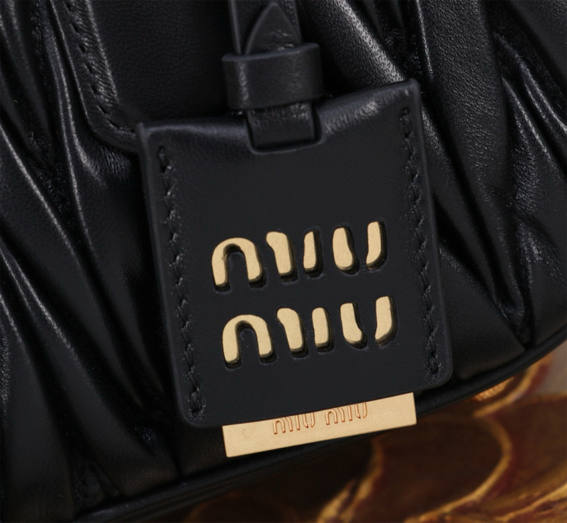 MIU MIU Arcadie Matelassé Nappa Leather Bag