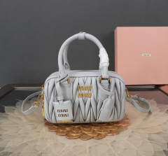 MIU MIU Arcadie Matelassé  Nappa Leather Bag