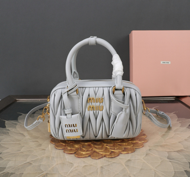 MIU MIU Arcadie Matelassé  Nappa Leather Bag
