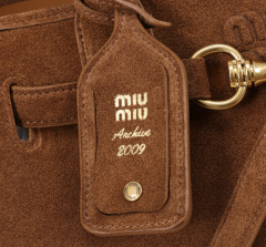 MIU MIU Aventure Suede Bag