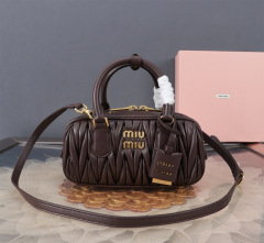 MIU MIU Arcadie Matelassé Nappa Leather Bag