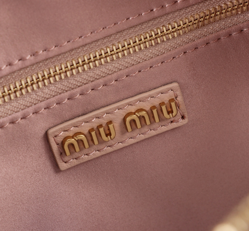 MIU MIU Arcadie Matelassé  Nappa Leather Bag