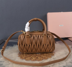 MIU MIU Arcadie Matelassé Nappa Leather Bag