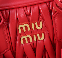 MIU MIU Arcadie Matelassé  Nappa Leather Bag