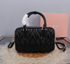 MIU MIU Arcadie Matelassé  Nappa Leather Bag
