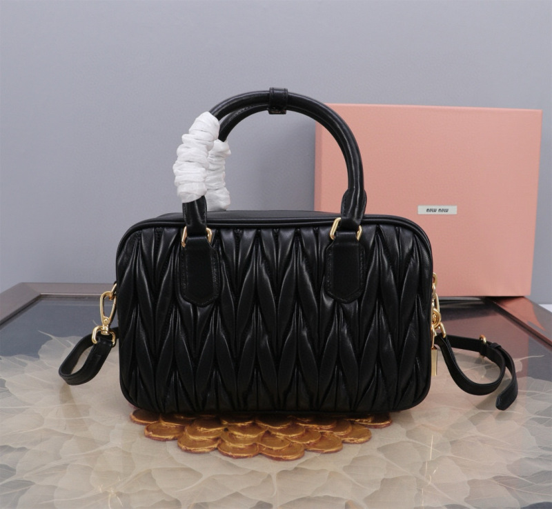 MIU MIU Arcadie Matelassé  Nappa Leather Bag