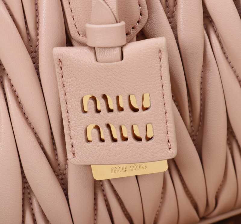 MIU MIU Arcadie Matelassé  Nappa Leather Bag
