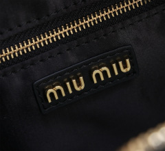 MIU MIU Arcadie Matelassé Nappa Leather Bag
