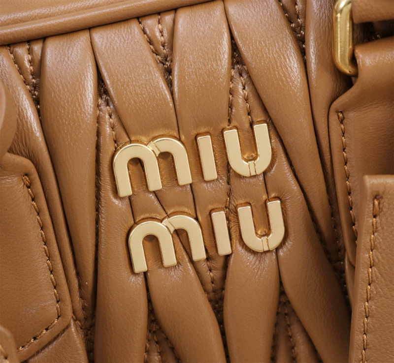 MIU MIU Arcadie Matelassé  Nappa Leather Bag