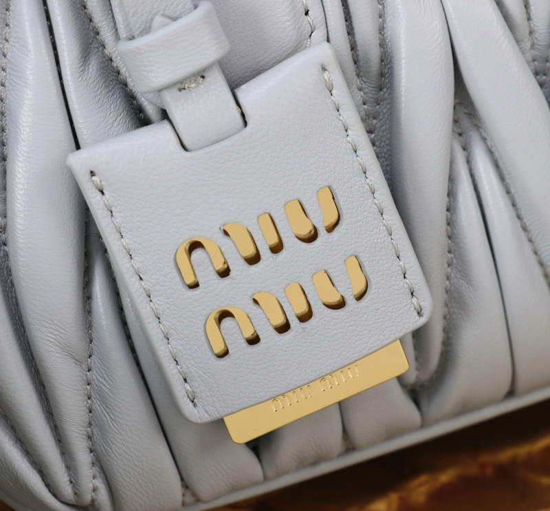 MIU MIU Arcadie Matelassé  Nappa Leather Bag