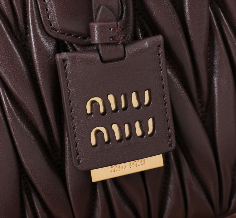 MIU MIU Arcadie Matelassé  Nappa Leather Bag