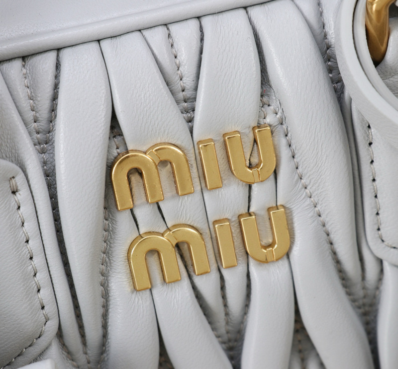 MIU MIU Arcadie Matelassé  Nappa Leather Bag