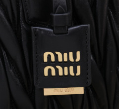 MIU MIU Arcadie Matelassé  Nappa Leather Bag