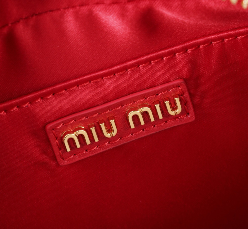 MIU MIU Arcadie Matelassé  Nappa Leather Bag