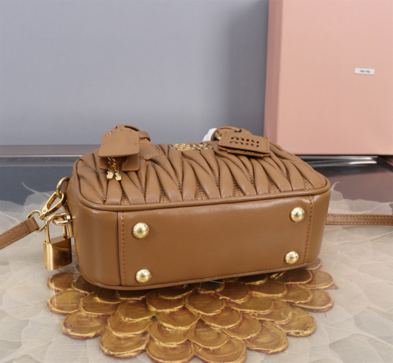 MIU MIU Arcadie Matelassé  Nappa Leather Bag