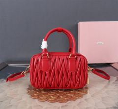 MIU MIU Arcadie Matelassé  Nappa Leather Bag