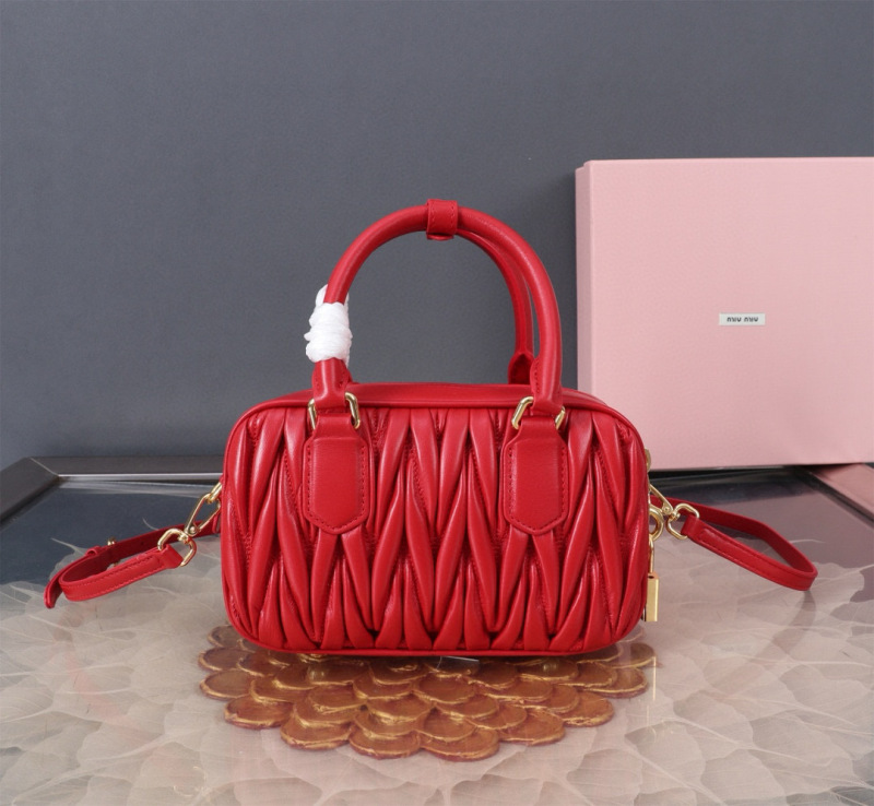 MIU MIU Arcadie Matelassé  Nappa Leather Bag