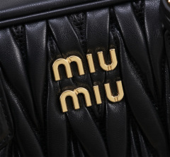 MIU MIU Arcadie Matelassé  Nappa Leather Bag