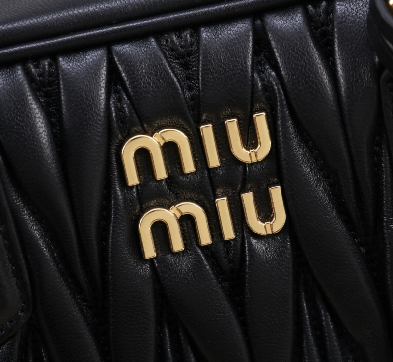MIU MIU Arcadie Matelassé  Nappa Leather Bag
