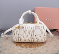 MIU MIU Arcadie Matelassé Nappa Leather Bag