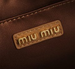 MIU MIU Arcadie Matelassé  Nappa Leather Bag