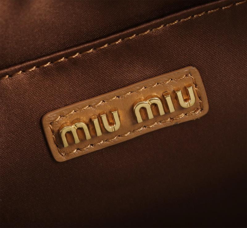 MIU MIU Arcadie Matelassé  Nappa Leather Bag
