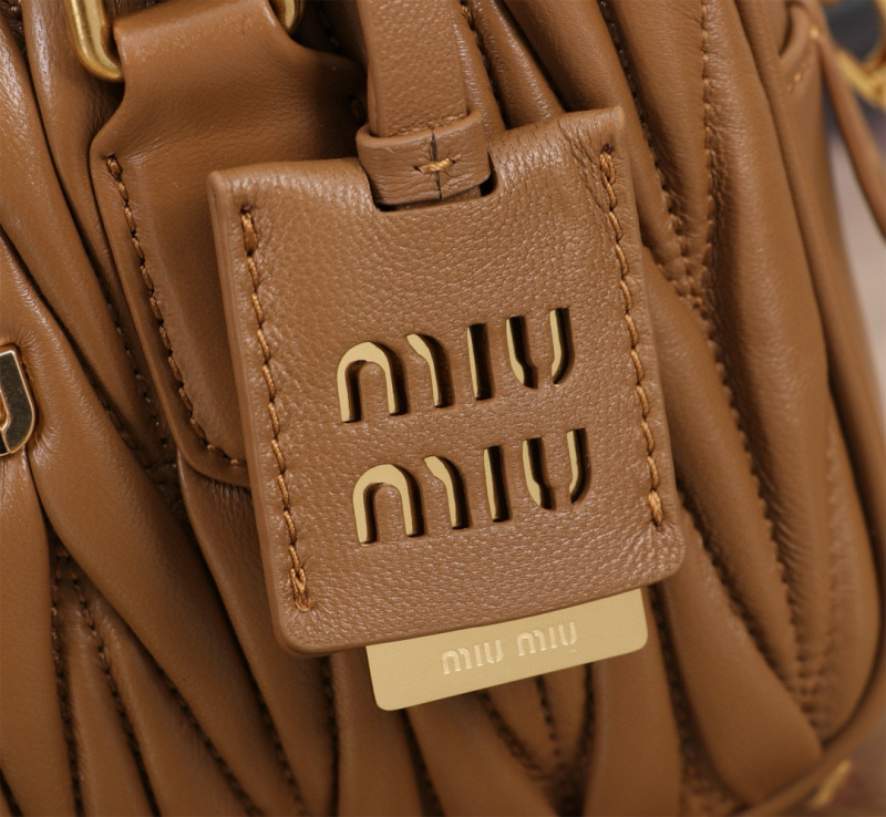 MIU MIU Arcadie Matelassé  Nappa Leather Bag