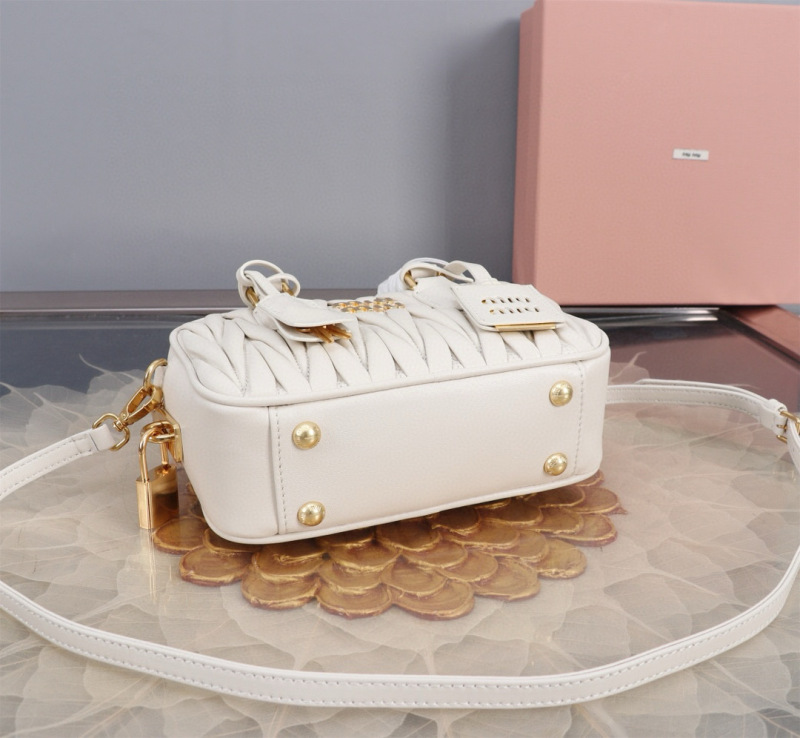 MIU MIU Arcadie Matelassé  Nappa Leather Bag