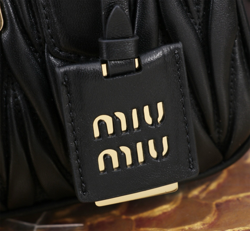 MIU MIU Arcadie Matelassé  Nappa Leather Bag