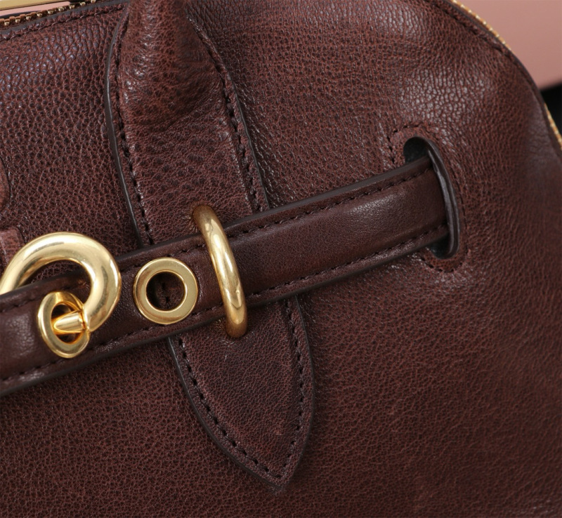 MIU MIU Aventure Nappa Leather Top-handle Bag