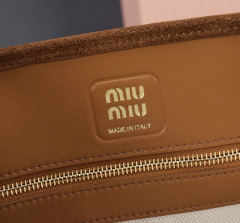MIU MIU Aventure Suede Bag