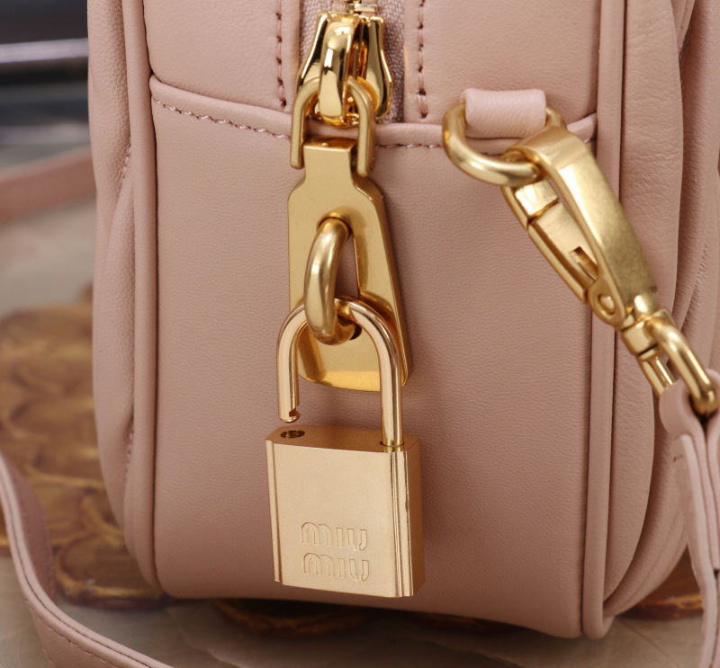 MIU MIU Arcadie Matelassé  Nappa Leather Bag
