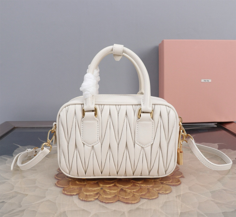 MIU MIU Arcadie Matelassé  Nappa Leather Bag