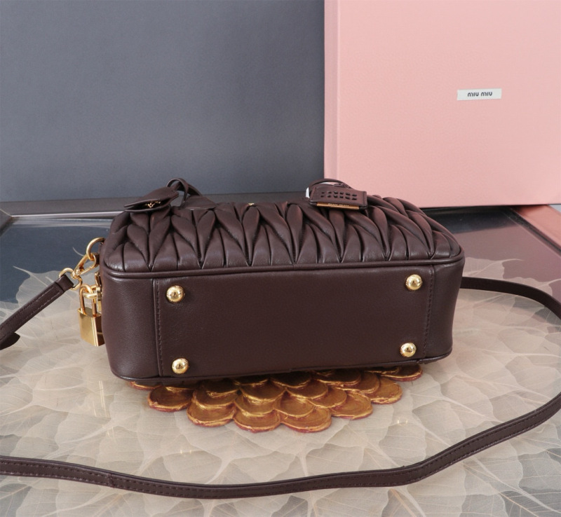 MIU MIU Arcadie Matelassé  Nappa Leather Bag