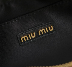 MIU MIU Arcadie Matelassé  Nappa Leather Bag