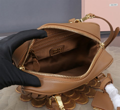 MIU MIU Arcadie Matelassé Nappa Leather Bag