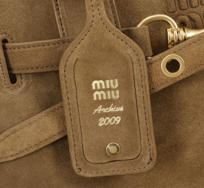 MIU MIU Aventure Suede Bag