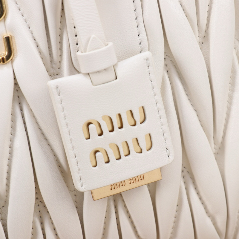 MIU MIU Arcadie Matelassé  Nappa Leather Bag