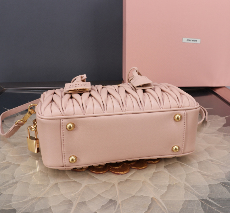 MIU MIU Arcadie Matelassé  Nappa Leather Bag