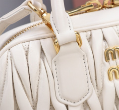 MIU MIU Arcadie Matelassé Nappa Leather Bag