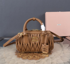 MIU MIU Arcadie Matelassé Nappa Leather Bag