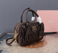 MIU MIU Arcadie Matelassé  Nappa Leather Bag