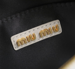 MIU MIU Arcadie Matelassé  Nappa Leather Bag