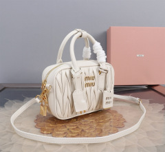 MIU MIU Arcadie Matelassé  Nappa Leather Bag