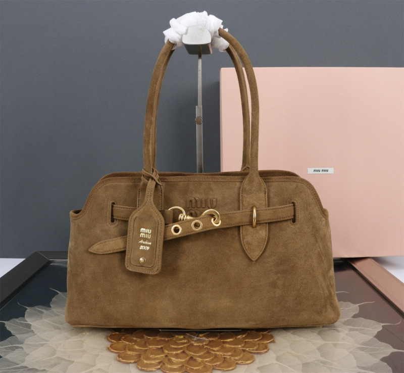 MIU MIU Aventure Suede Bag
