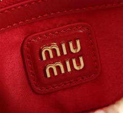 MIU MIU Arcadie Matelassé Nappa Leather Bag