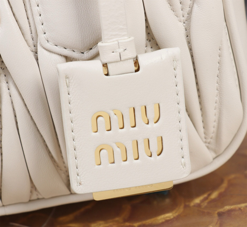 MIU MIU Arcadie Matelassé  Nappa Leather Bag
