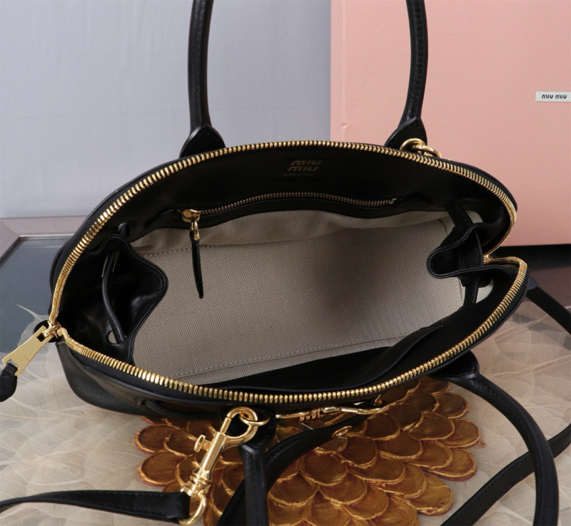 MIU MIU Aventure Nappa Leather Top-handle Bag
